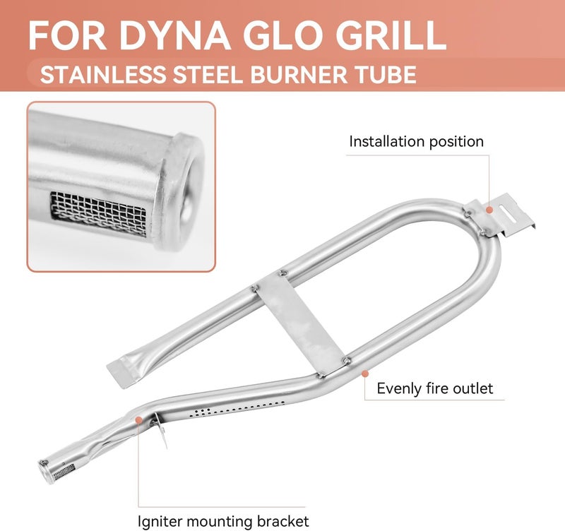 Gcostar قطع غيار للشواية Dyna-Glo 5 موقد DGH474CRP DGH483CRP DGH485CRP، Dyna-Glo 4 موقد DGH450CRP Dyna-Glo 3 موقد DGH373CRP، لوحة حرارة خزفية موقد من الفولاذ المقاوم للصدأ لـ Revoace GBC1793W - Image 5